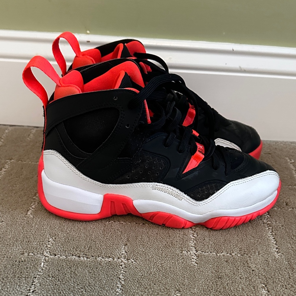 Jordan Jumpman Two Trey in the
"Black/White/Infrared 23" size 6